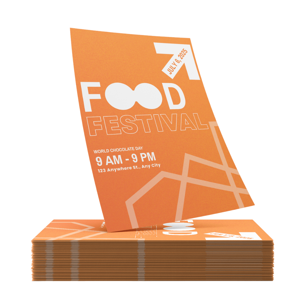 Color Paper Flyers - Print Factory