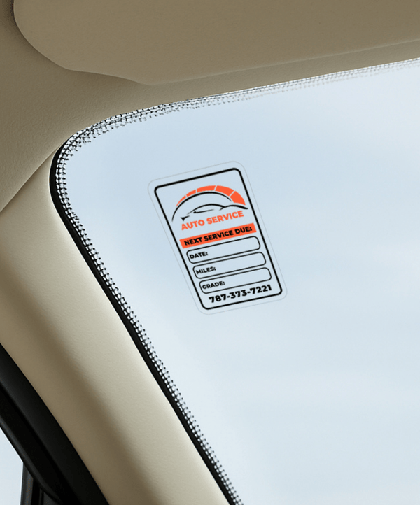 Oil Change - Static Cling - Print Factory