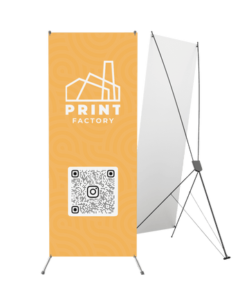 X Stand Banner (Pick - up Only) - Print Factory